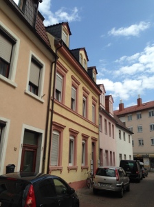 The yellow house was the home of my ancestors, Franz Anton and Maria Barbara (Weber) Buchner